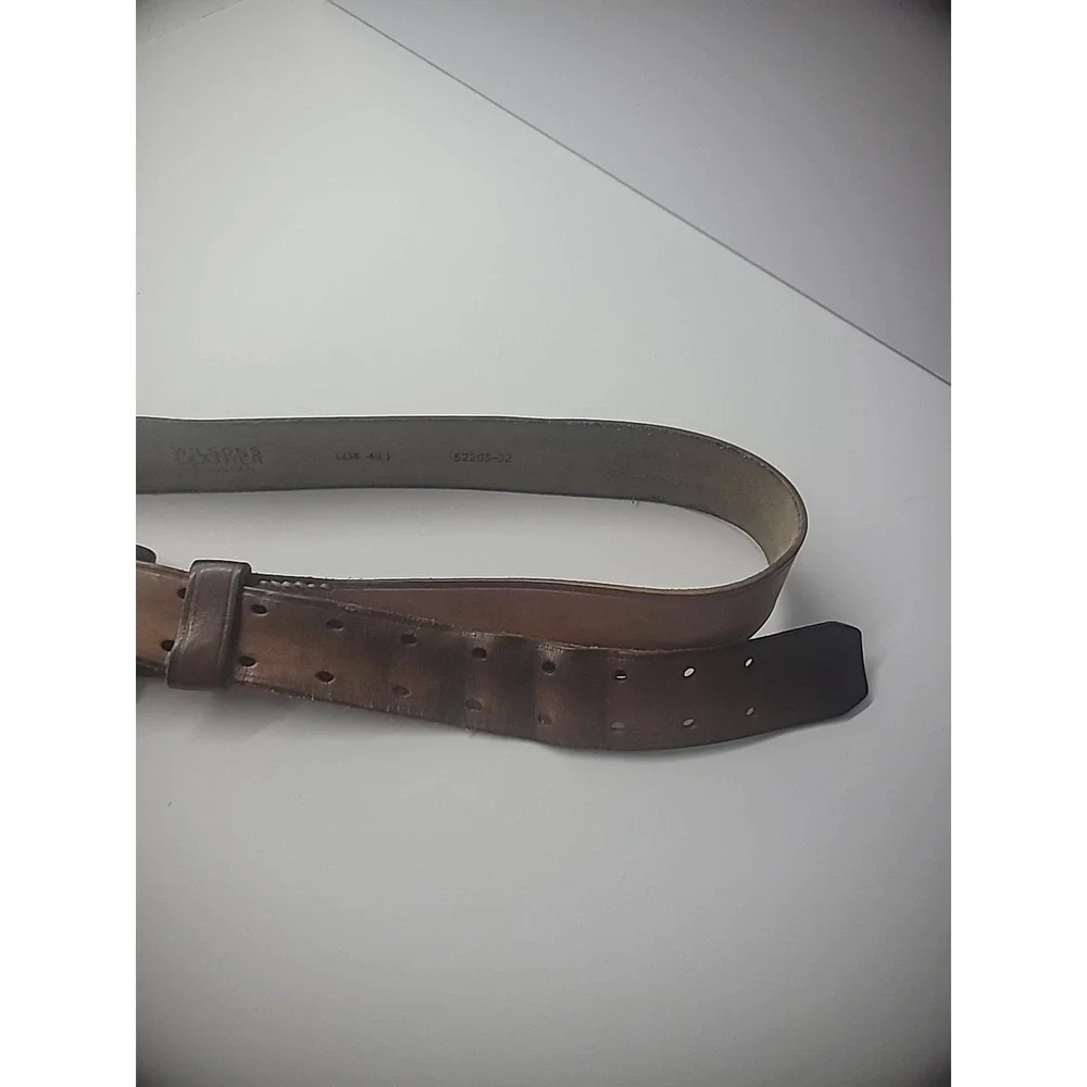 Vintage Wilsons Leather Genuine Julian Men Belt Double Prong L Large‎ 38-40 Brn